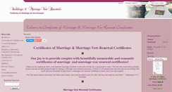 Desktop Screenshot of marriage-vow-renewal.com